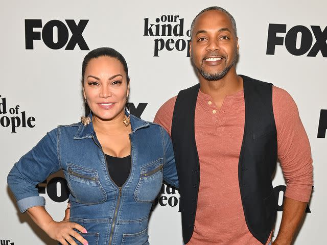 <p>Paras Griffin/Getty</p> Egypt Sherrod and Mike Jackson