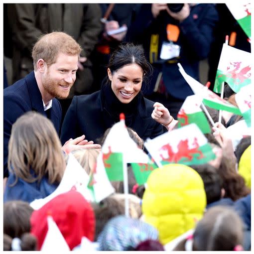 英國哈利王子與妻子梅根離開英國皇室。（圖／翻攝自The Duke and Duchess of SussexIG）