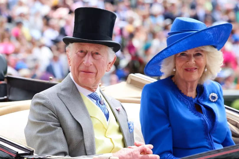 King Charles and Queen Camilla arrive for the first day of Royal Ascot