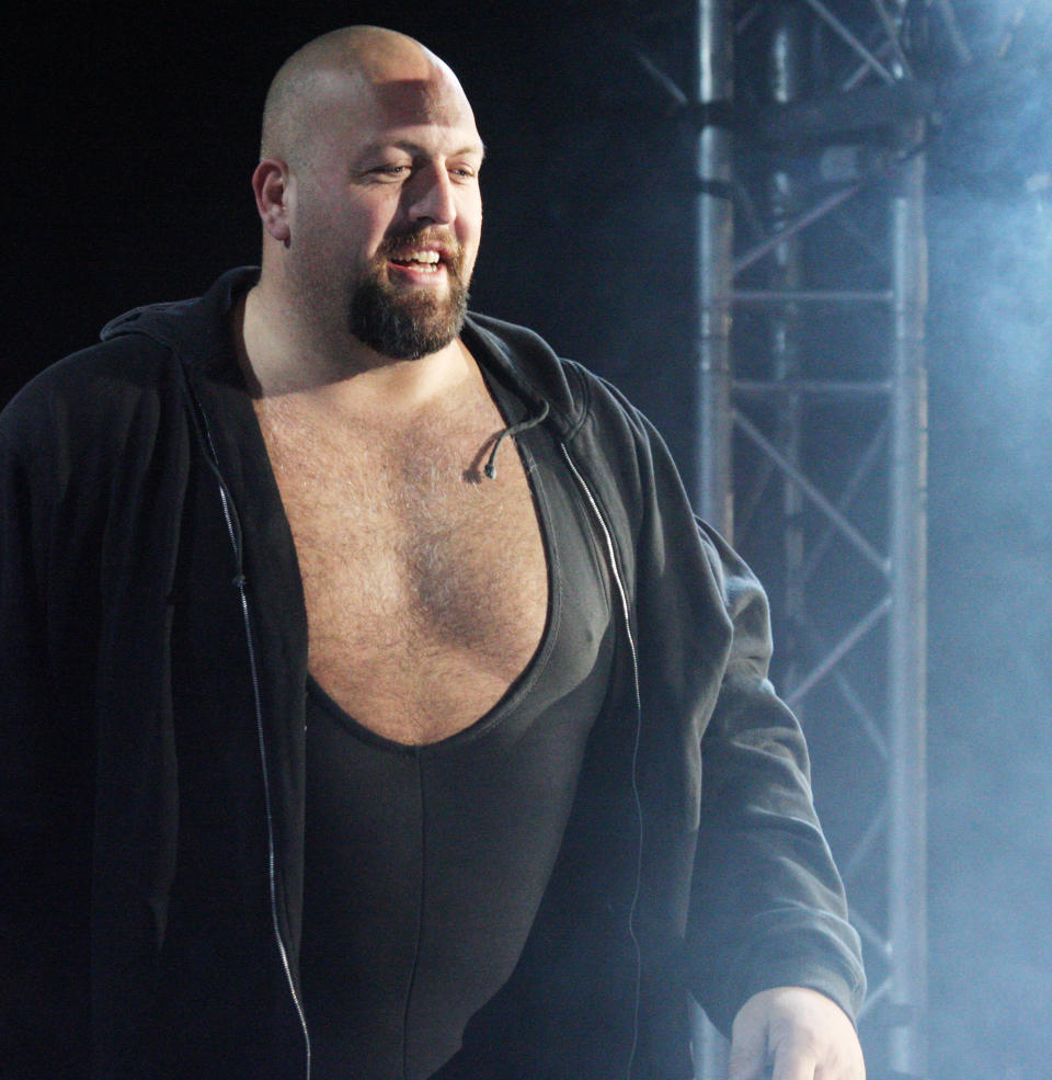 DURBAN, SOUTH AFRICA - JULY 08:  WWE Superstar Big Show is introduced during the WWE Smackdown Live Tour at Westridge Park Tennis Stadium on July 08, 2011 in Durban, South Africa.  (Photo by Steve Haag/Gallo Images/Getty Images)