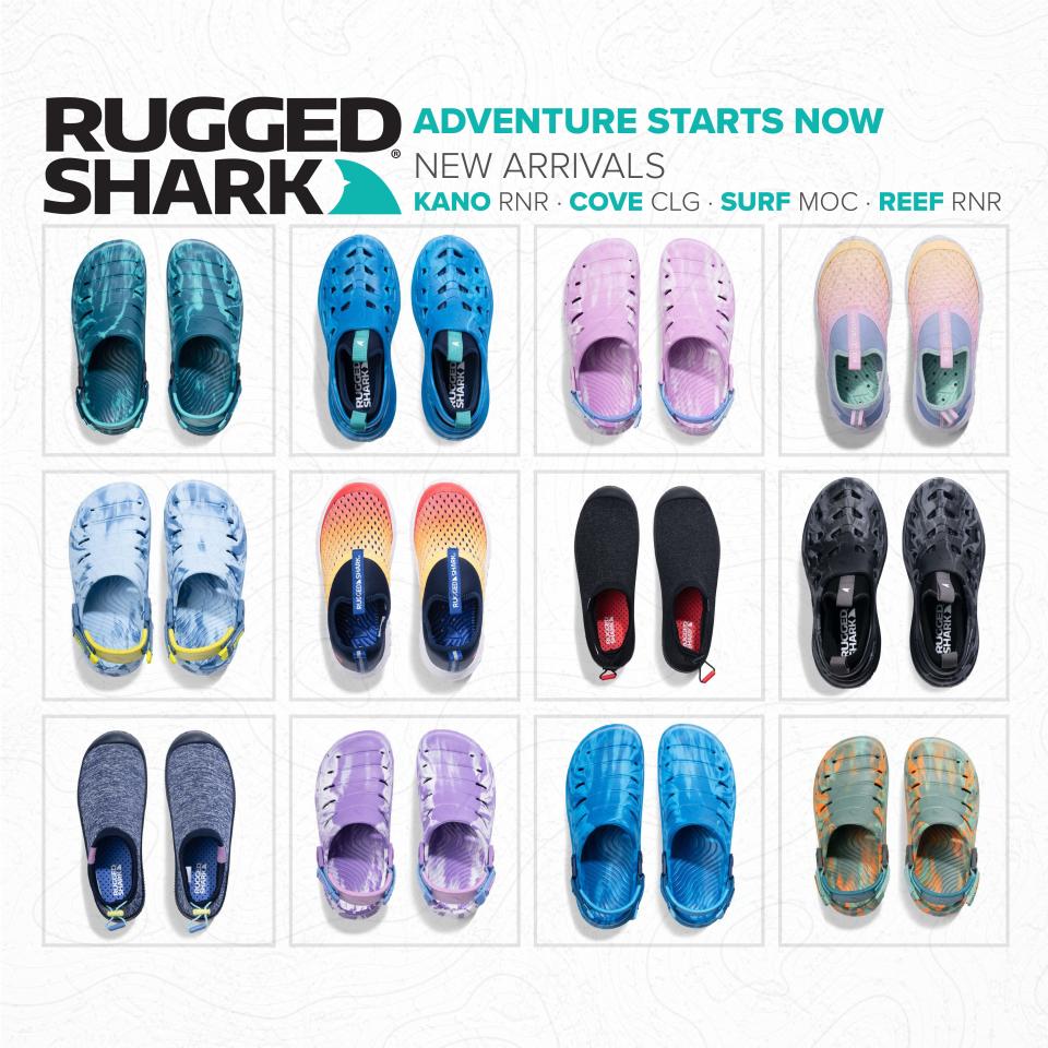 Rugged Shark, clogs, outdoor shoes, outdoor footwear, SG Companies