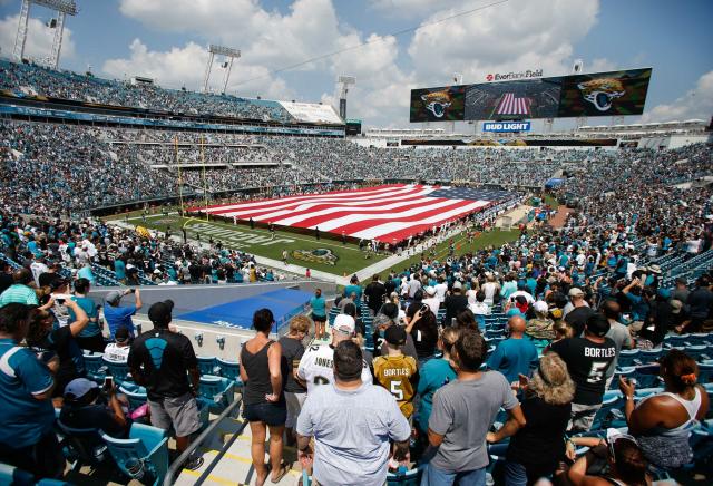 Jacksonville Jaguars Stadium Sign TIAA Bank Field Sport -   Israel