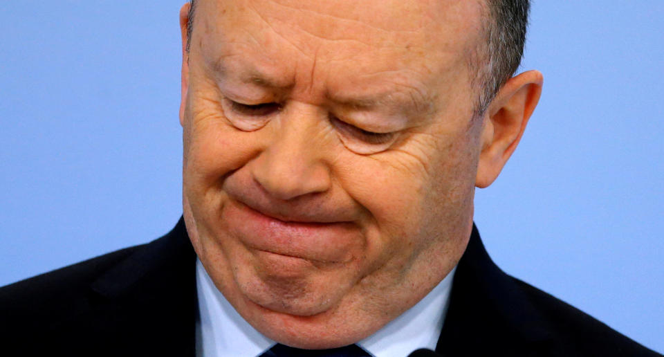 British-born John Cryan paid the price for series of heavy losses at Germany’s biggest lender (REUTERS/Ralph Orlowski)