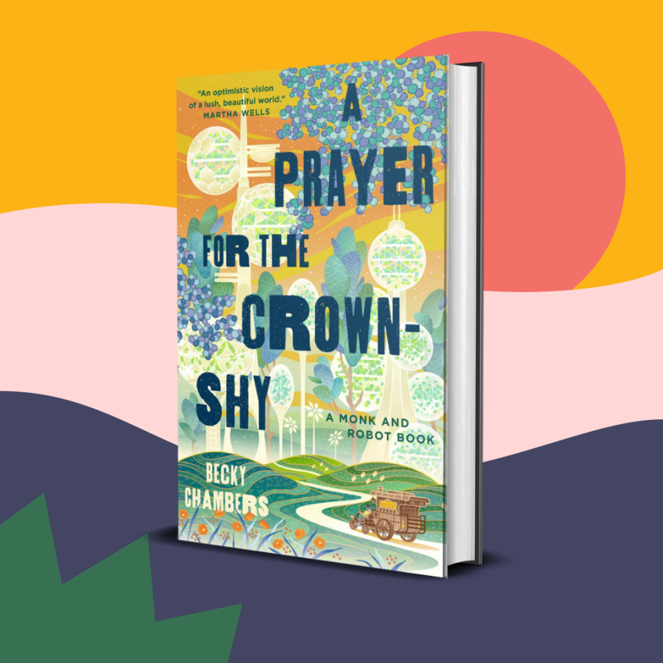 The second book in the Monk and Robot novella series, which begins with A Psalm for the Wild-Built, is as charming and heartwarming as the first. The series takes place in a utopian future where people help support one another and the environment in villages while robots, who are now free, inhabit the forest. Dex is a nonbinary, tea-serving monk who befriends Mosscap, a curious robot, on a sojourn to the forest. Now that Mosscap has helped Dex on their exploration of the wilds, it’s Dex’s turn to show Mosscap the human world. The two are now good friends and have an easy rapport as they travel from village to village, uncovering many philosophical dilemmas along the way and making many new friends. Both books are such refreshing reads. —Margaret Kingsbury