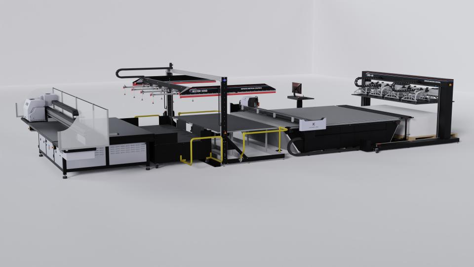 Canon Solutions America today announced the availability of a fully automated print-to-pallet production workflow using DigiTech’s Texas Series flatbed printers.