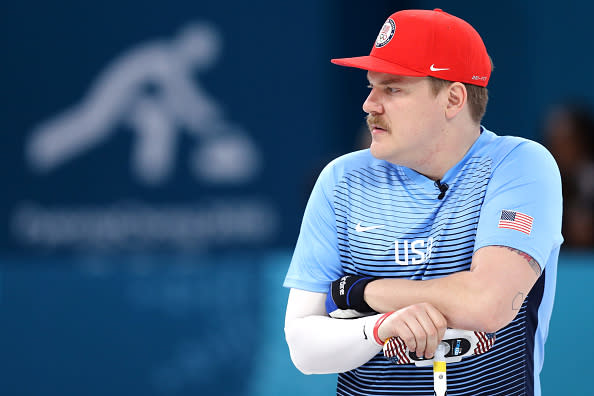 Wobei dieser Mann hier so aussieht als hätte er alles im Griff. Matt Hamilton ganz cool für das Team USA.