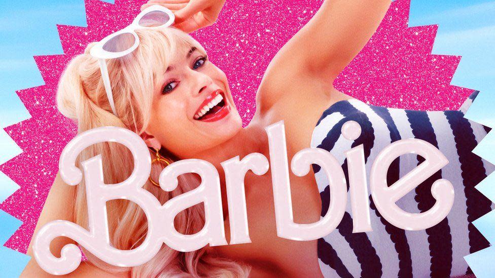 Cartel promocional de "Barbie"