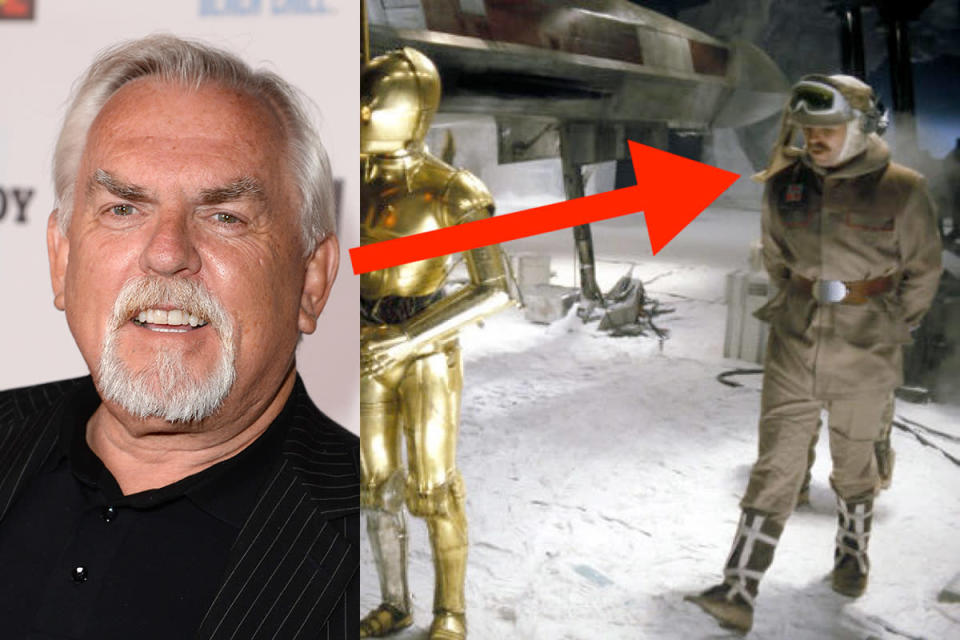 <p>Everyone knows him as Cliff from ‘Cheers’ and kids will recognise his voice from Pixar films (he’s the studio’s mascot, appearing in all their films), but you may not have spotted him playing a rebel commander on the Hoth base. </p>