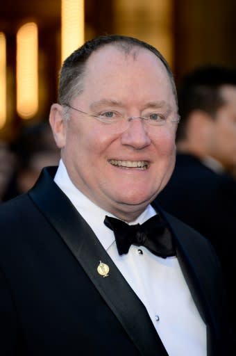 Then-Disney/Pixar cheif John Lasseter arrives at the Oscars at Hollywood & Highland Center on February 24, 2013 in Hollywood, California