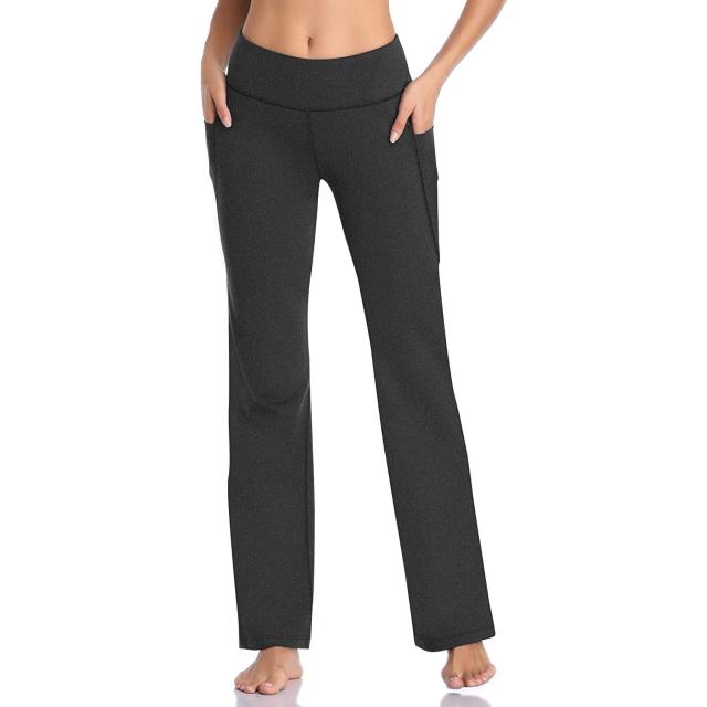 HISKYWIN Inner Pocket Yoga Pants