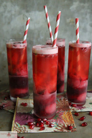 Raspberry Pomegranate Cocktail