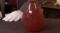 Auf 300 bis 350 Euro wurde die Vase aus Murano-Glas von Archimede Seguso aus den 1950er-Jahren geschätzt. (Bild: ZDF)