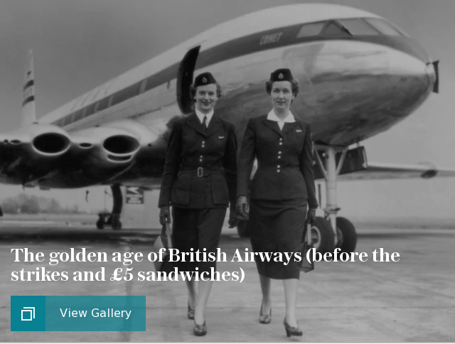 The golden age of British Airways (before the strikes and £5 sandwiches)