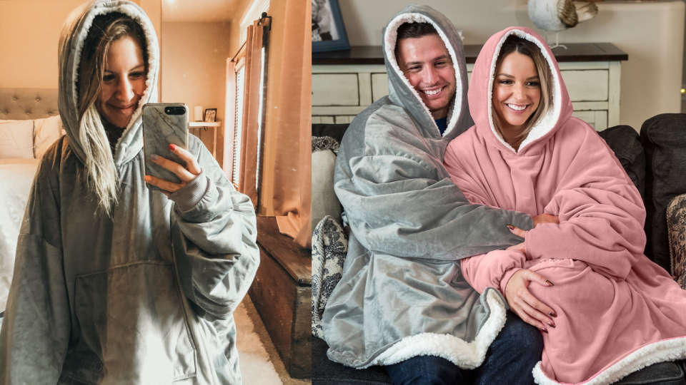 Best Shark Tank gifts: The Comfy Blanket Sweatshirt