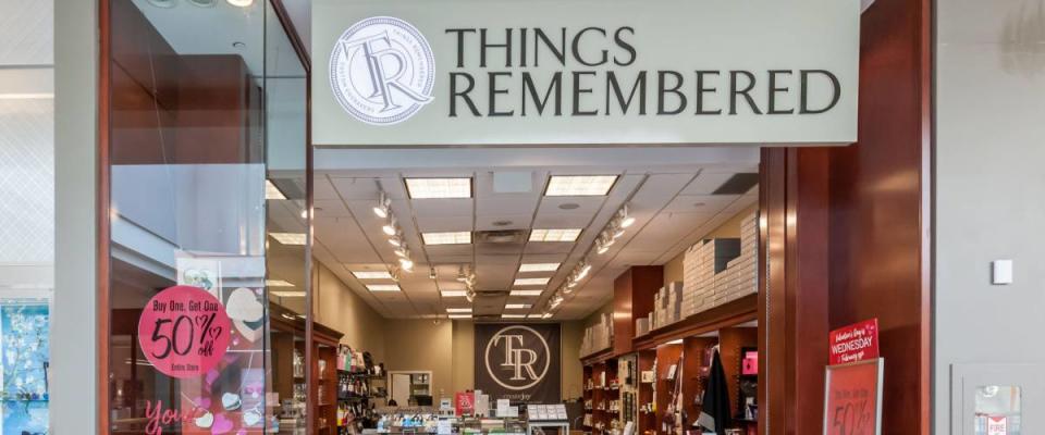 Toronto, Canada - February 7, 2018:  Things Remembered storefront in the Fairview Mall in Toronto, a North America's leading retailer of personalized merchandise and experiences based in USA.