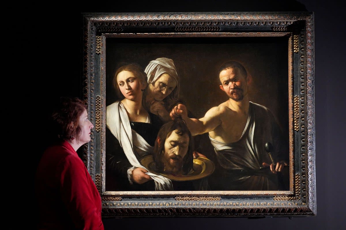 Salome receives the Head of John the Baptist by Caravaggio, 1609-1610 (Yui Mok/PA Wire)