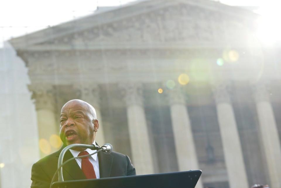 Rep. John Lewis at the Supreme Court in Washington, D.C., on Feb. 27, 2013.