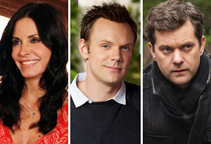 Courteney Cox, Joel McHale, Joshua Jackson | Photo Credits: ABC, NBC, Fox