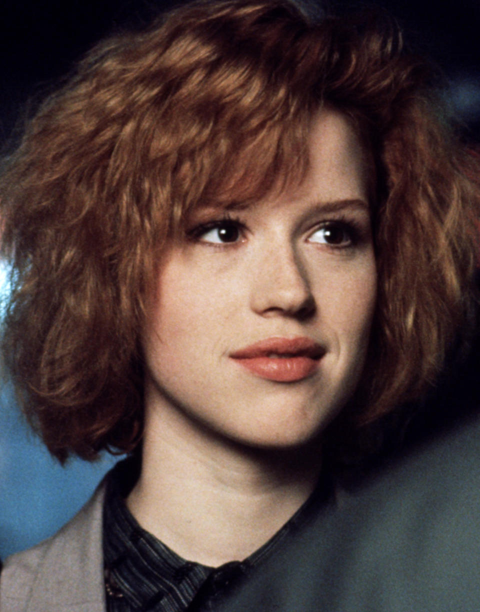 THE PICK-UP ARTIST, Molly Ringwald, 1987, Molly Ringwald, hair style evolution, Molly Ringwald hair, 1980s hair trends, redhead, ginger, natural red hair, bangs