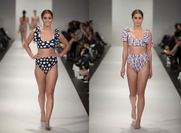 Bei der Fashion Week in Sydney gab es High-Waist-Bikinihosen en masse. (Bilder: Getty Images)