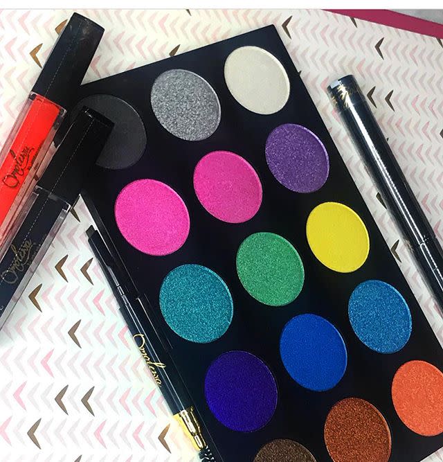 <p>This brand's tagline is "committed to inclusion." True to form, it sells complexion products that make sure deeper skin tones are covered and eye shadows hues that pop on melanin. </p><p><em>Omolewa Cosmetics World Tour Palette, $35; omolewamakeup.com</em></p><p><a class="link " href="https://omolewamakeup.com/collections/eyes/products/world-tour-palette" rel="nofollow noopener" target="_blank" data-ylk="slk:SHOP NOW;elm:context_link;itc:0;sec:content-canvas">SHOP NOW</a></p><p><a href="https://www.instagram.com/p/BfgwkgdH9Di/?taken-by=omolewa_cosmetics" rel="nofollow noopener" target="_blank" data-ylk="slk:See the original post on Instagram;elm:context_link;itc:0;sec:content-canvas" class="link ">See the original post on Instagram</a></p>