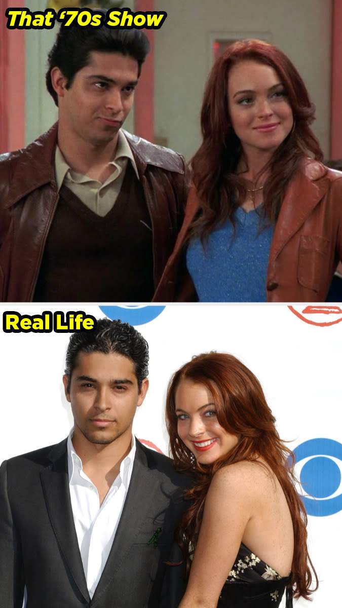 Lindsay and Wilmer on That '70s Show vs IRL