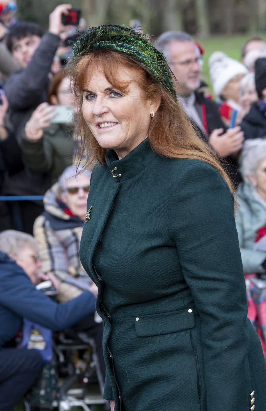 the british royal family attend the christmas morning service