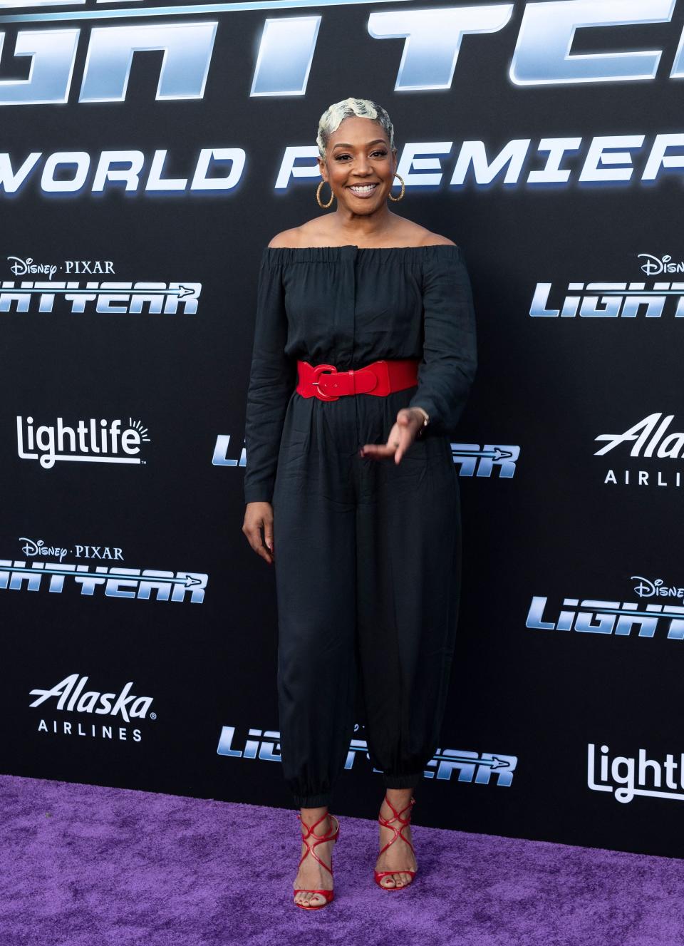 Tiffany Haddish attends the Out-of-This-World Premiere of Disney and Pixar's "Lightyear" at the El Capitan Theater on June 8, 2022 in Hollywood, California.