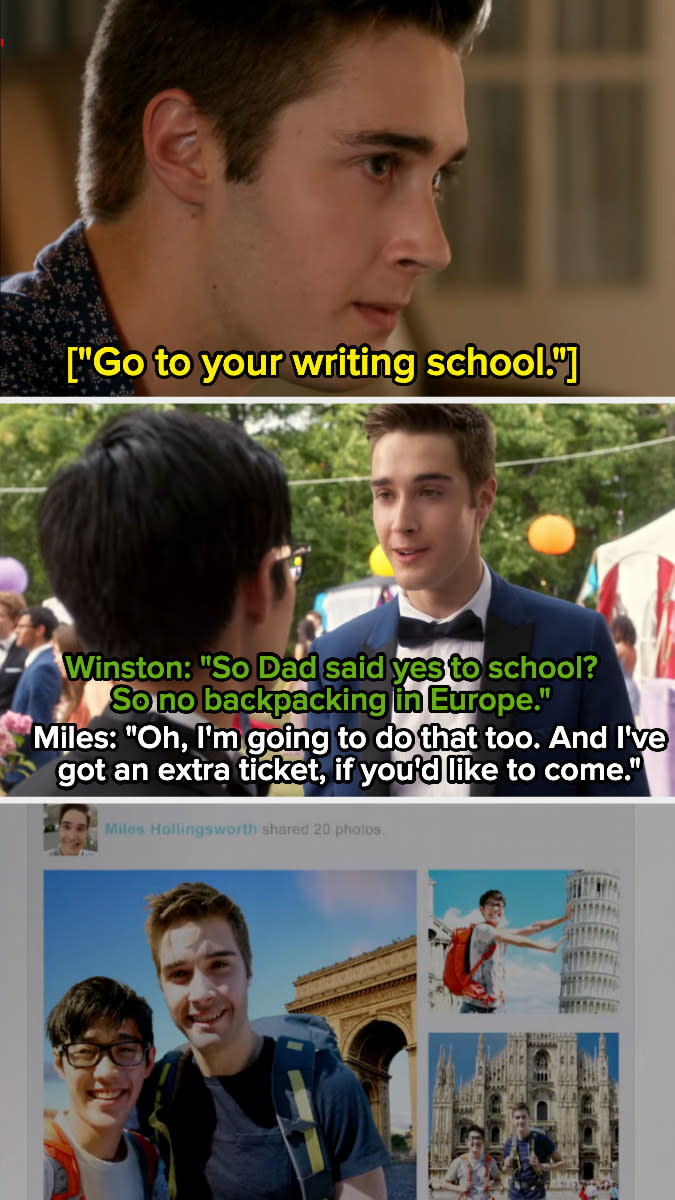 Miles in "Degrassi"