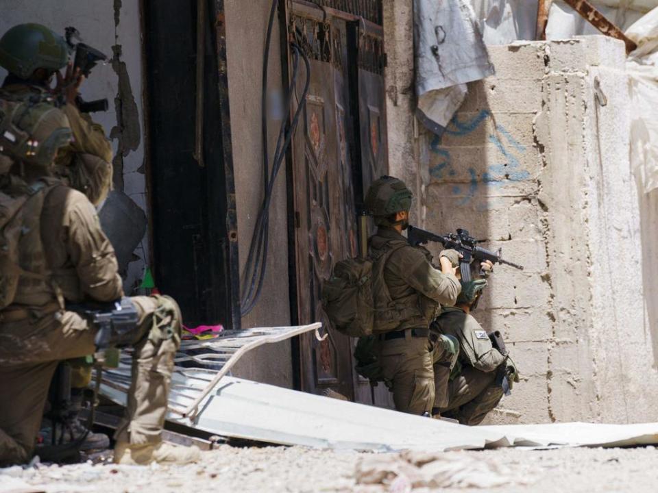 Israeli soldiers fighting Hamas in the Gaza Strip in May. Picture: Israeli Army / AFP