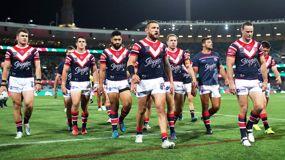 A Roosters training session is thought to be behind the latest SCG pitch drama.