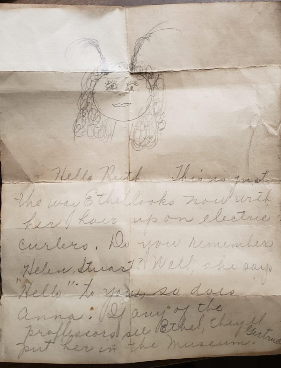 A handwritten note found in a time capsule in a Michigan home in 2024.