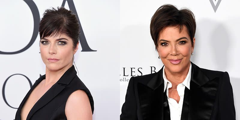 <p>Selma Blair was cast to play a young Kris Jenner in <em>The People Vs. O.J. Simpson—</em>probably because the women both have close set light brown eyes and a similar complexion. </p>