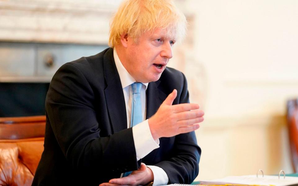 Boris Johnson's new position on Huawei follows a growing backlash among Tory MPs against Chinese investment following the global pandemic - Andrew Parsons/AFP