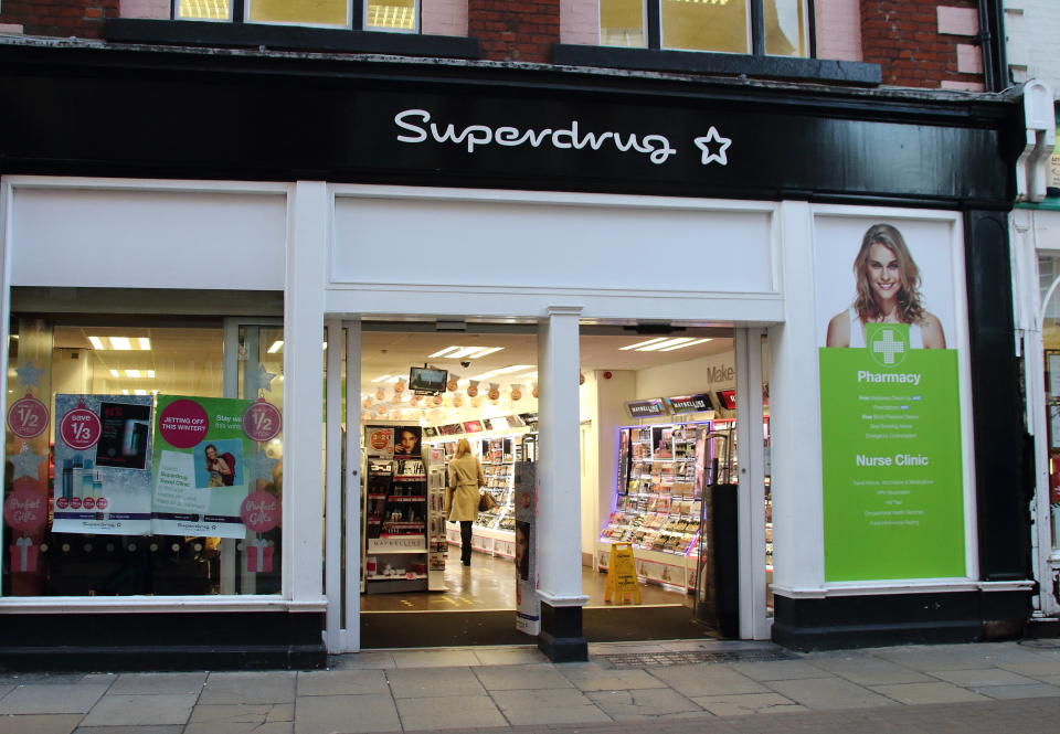 Superdrug has some very speedy collect in store options. (Getty Images)