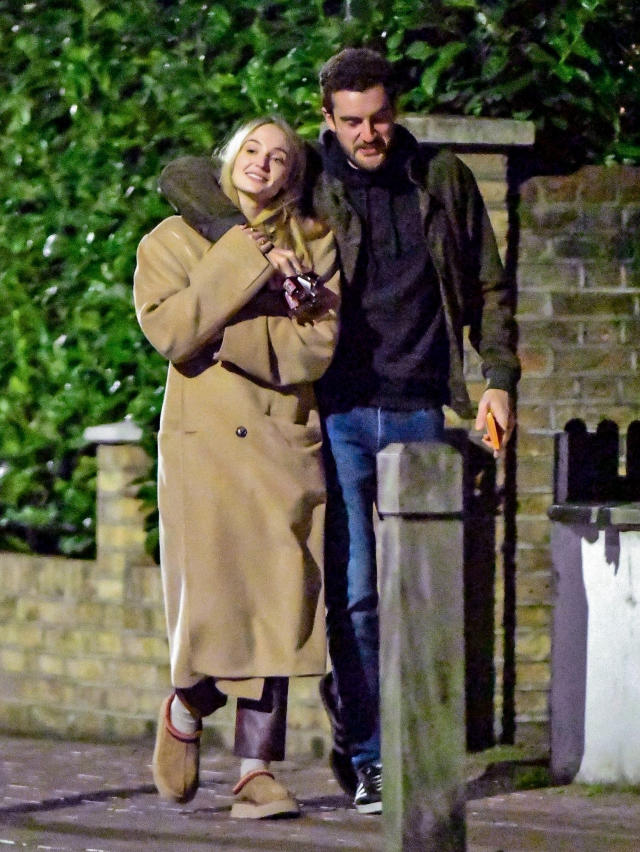 Sophie Turner Took Her UGGs on a Date Night Stroll