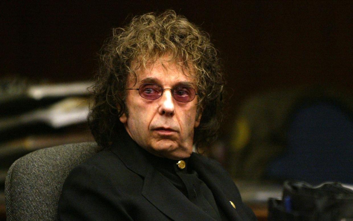 Phil Spector in court, February 2004 - Getty