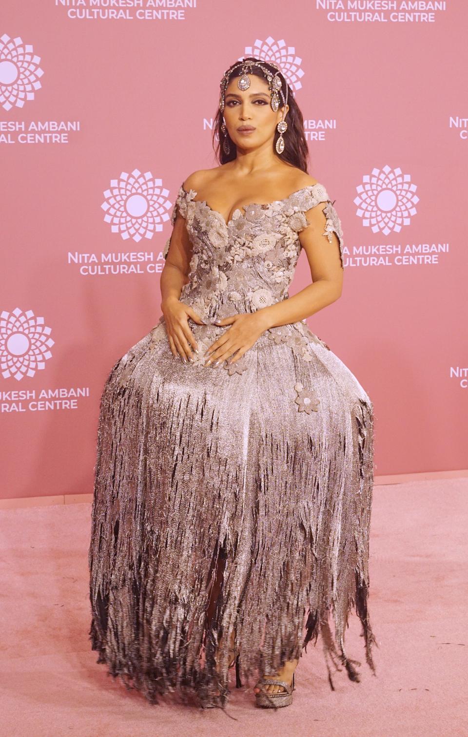 Bhumi Pednekar attends NMACC gala on April 1, 2023.