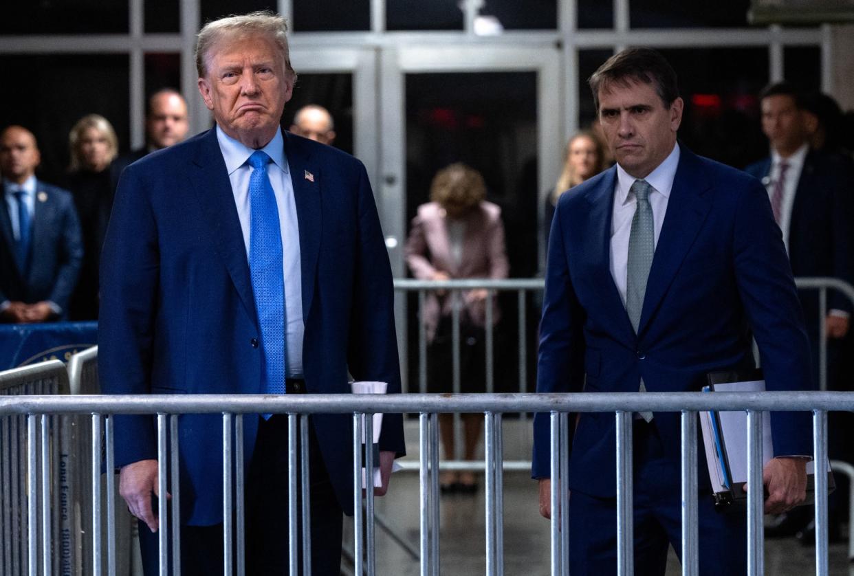 Todd Blanche and Donald Trump MICHAEL M. SANTIAGO/POOL/AFP via Getty Images