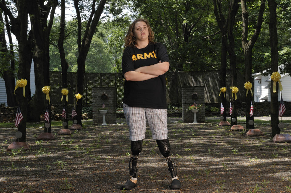 U.S. Army retired PFC Marissa Strock in 2008. (Tom Sperduto)