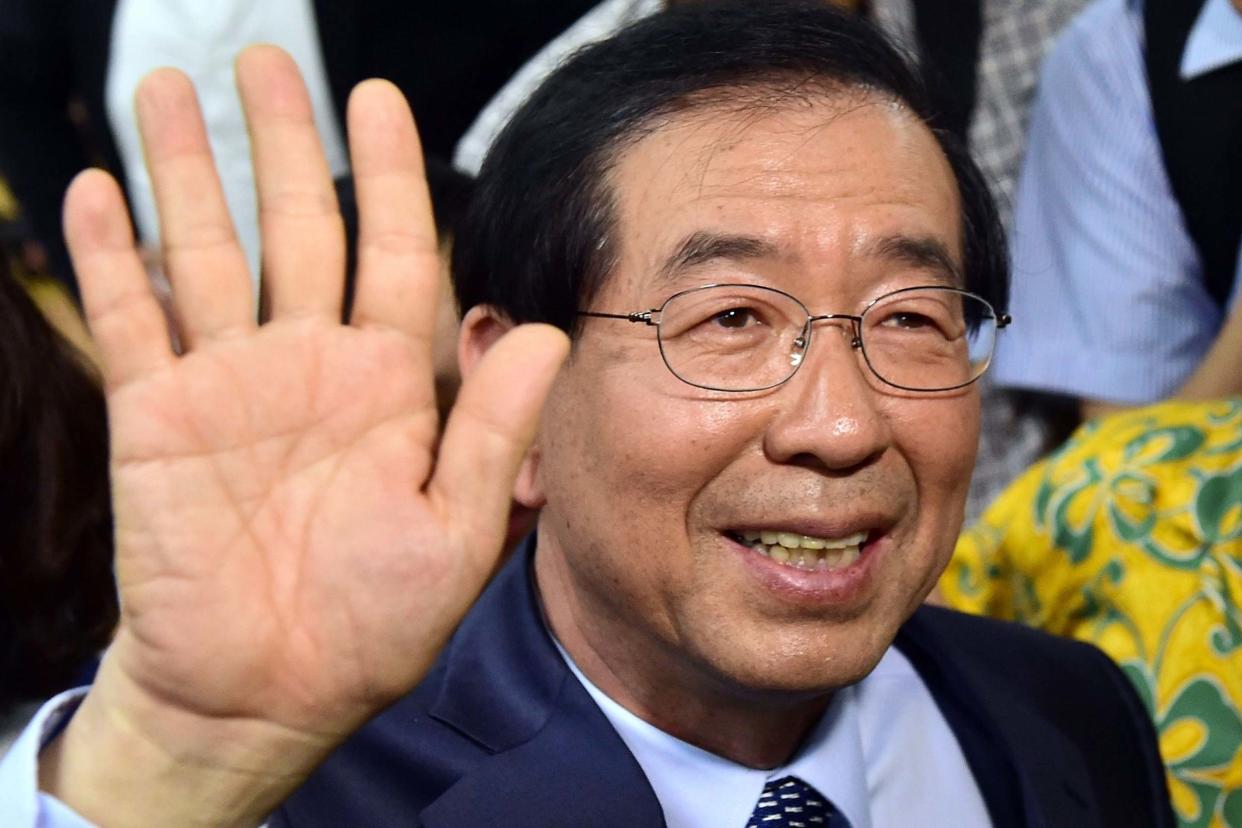 The body of Seoul mayor Park Won-soon was found after a seven-hour search: AFP via Getty Images