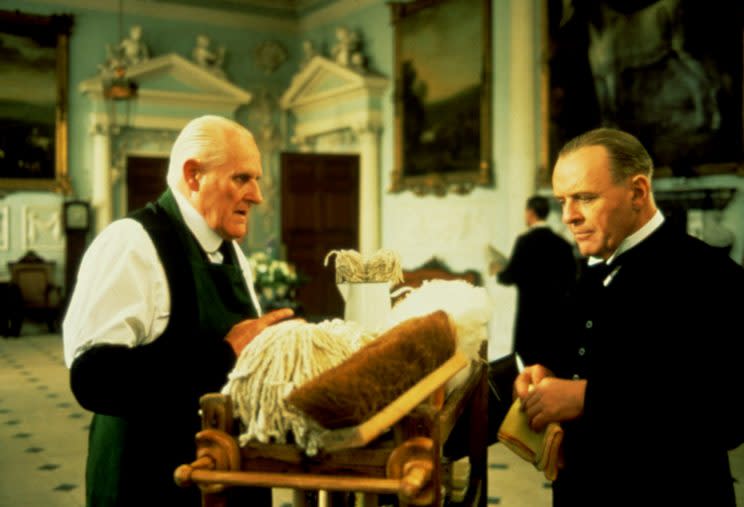 'The Remains of The Day,' Peter Vaughan with Anthony Hopkins, 1993