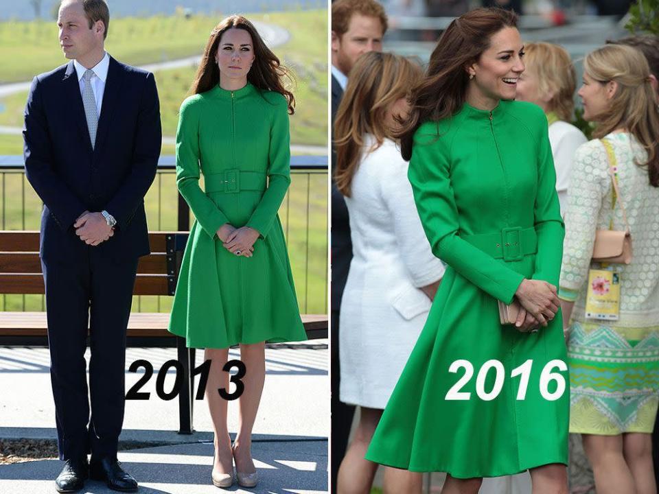 Les tenues préférées de la duchesse de Cambridge qu'elle n'a pas hésité à ressortir en 2016