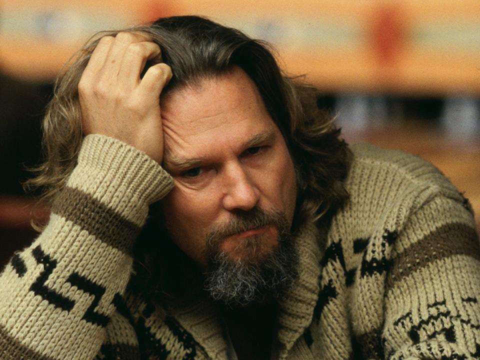 Tying the room together: Bridges as ‘The Dude’ in the Coens’ left-brained neo-noir ‘The Big Lebowski’ (Universal)