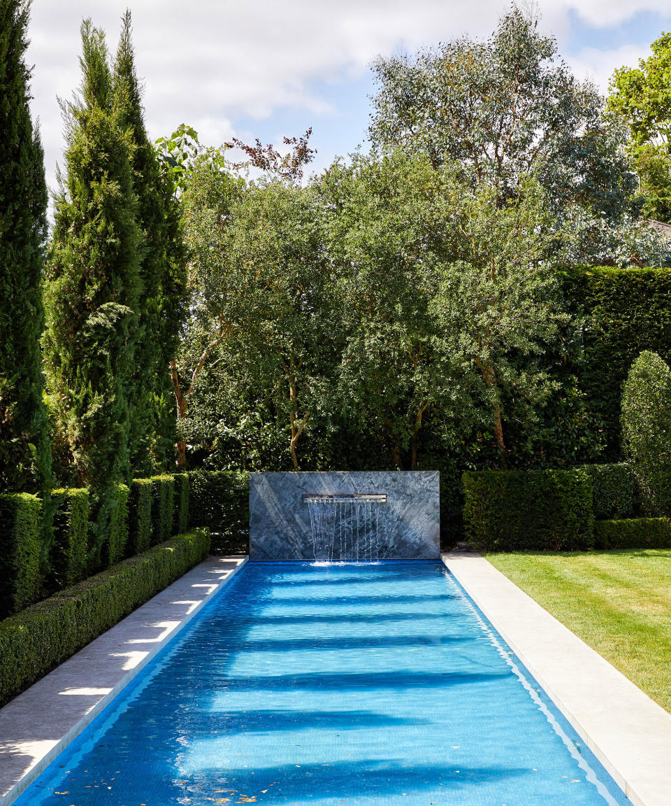 3. Keep the pool area hidden from the rest of the backyard