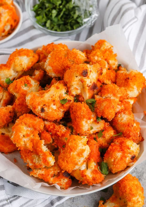 <p><a href="https://www.spendwithpennies.com/oven-baked-buffalo-cauliflower/" rel="nofollow noopener" target="_blank" data-ylk="slk:Spend With Pennies;elm:context_link;itc:0;sec:content-canvas" class="link ">Spend With Pennies</a></p>