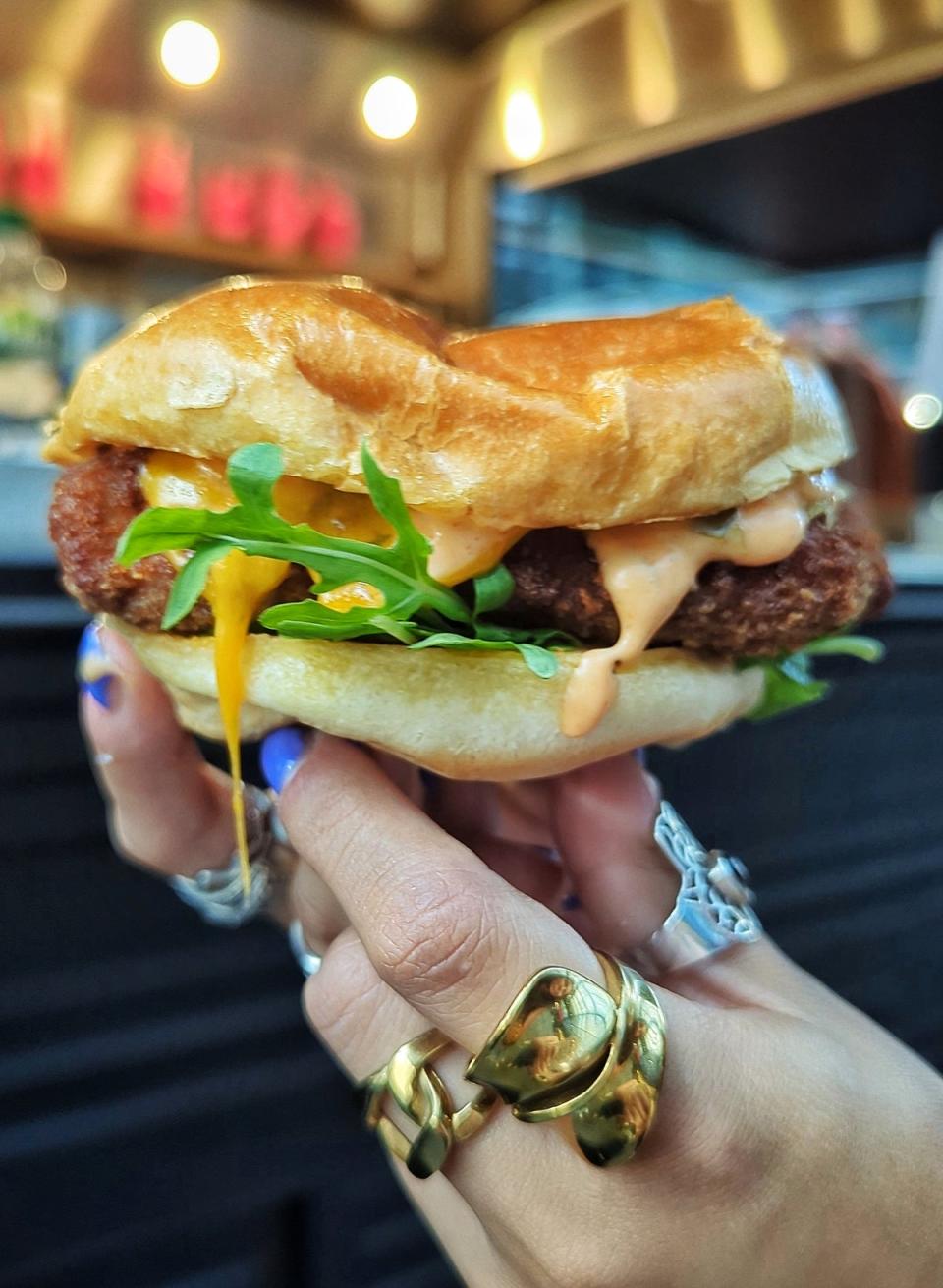 This burger truck employs staff from the deaf community (Amira Arasteh)