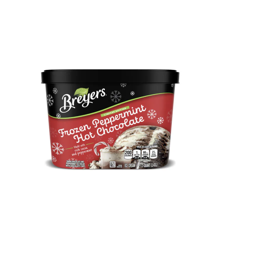 Breyers Frozen Peppermint Hot Chocolate