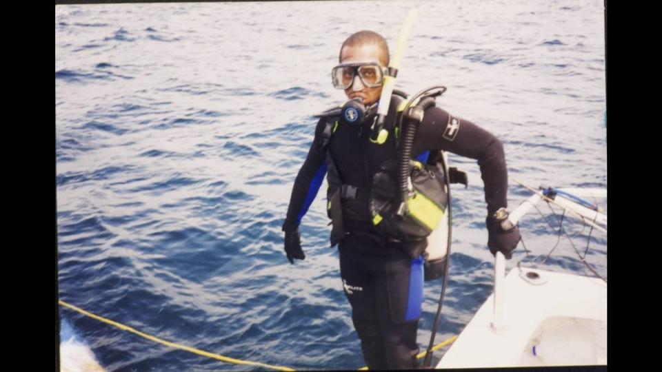 A Craig Ridley le gustaba el buceo, la navegación y el golf. Diane Ridley Gatewood/Courtesy