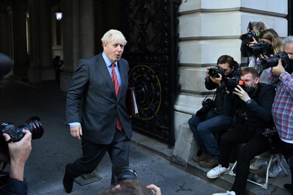 Boris Johnson is trying to avoid a complete second national shutdown (AFP via Getty Images)